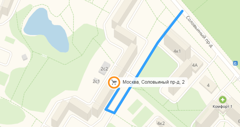 Наш адрес на карте